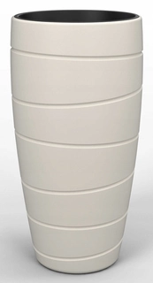 Kvetináč na terasu - Veľká Podvozka Passy High 400x780 Creamy