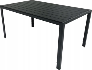 Záhradný nábytok - Veľký hliníkový záhradný stôl 150x90 na terase 8os.