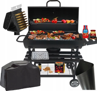 Gril na drevené uhlie - Big Coal Grill Garden BBQ Cover 08 + ZADARMO