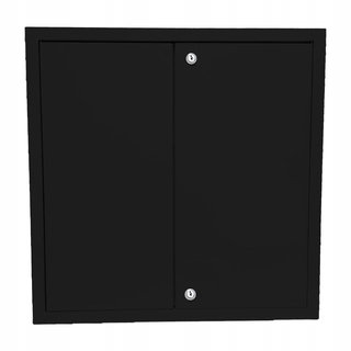 Revízne dvierka - Dvojkrídlové dvere inšpekcia 70x130 black