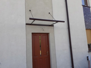 Strieška nad dvere - Strešné dvere strechy strechy 150x95x30 Koral