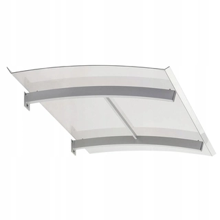 Strieška nad dvere - Strecha nad dverami Smart 140x90 - striebro/pclity