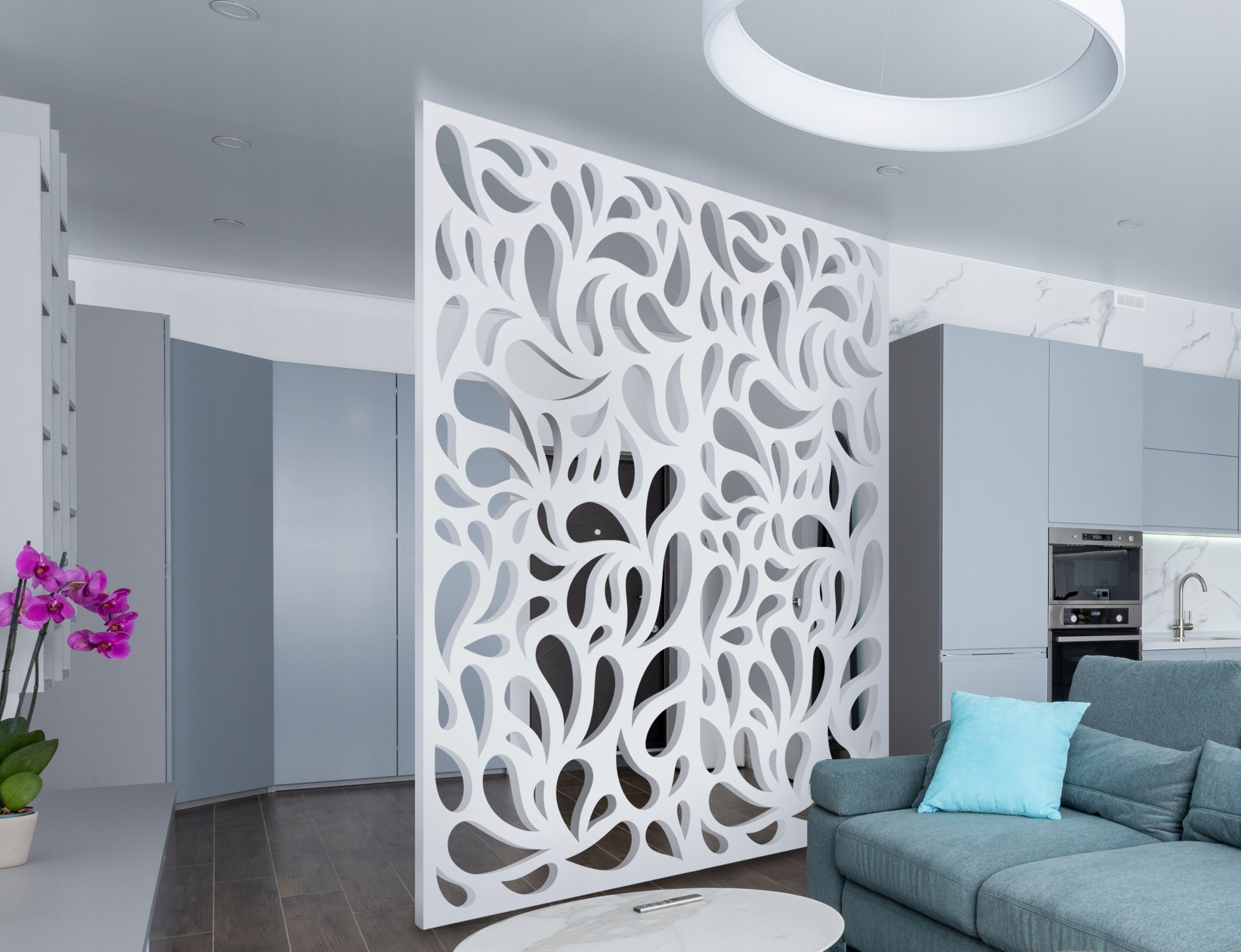 Dekoratívny panel MDF, nelakovaný, vzor 64