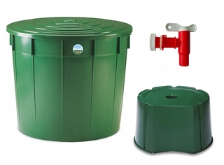 Nádrž na dažďovú  vodu - Dažďová sprcha Nádrž na vodu 500 L + podstavec + K.