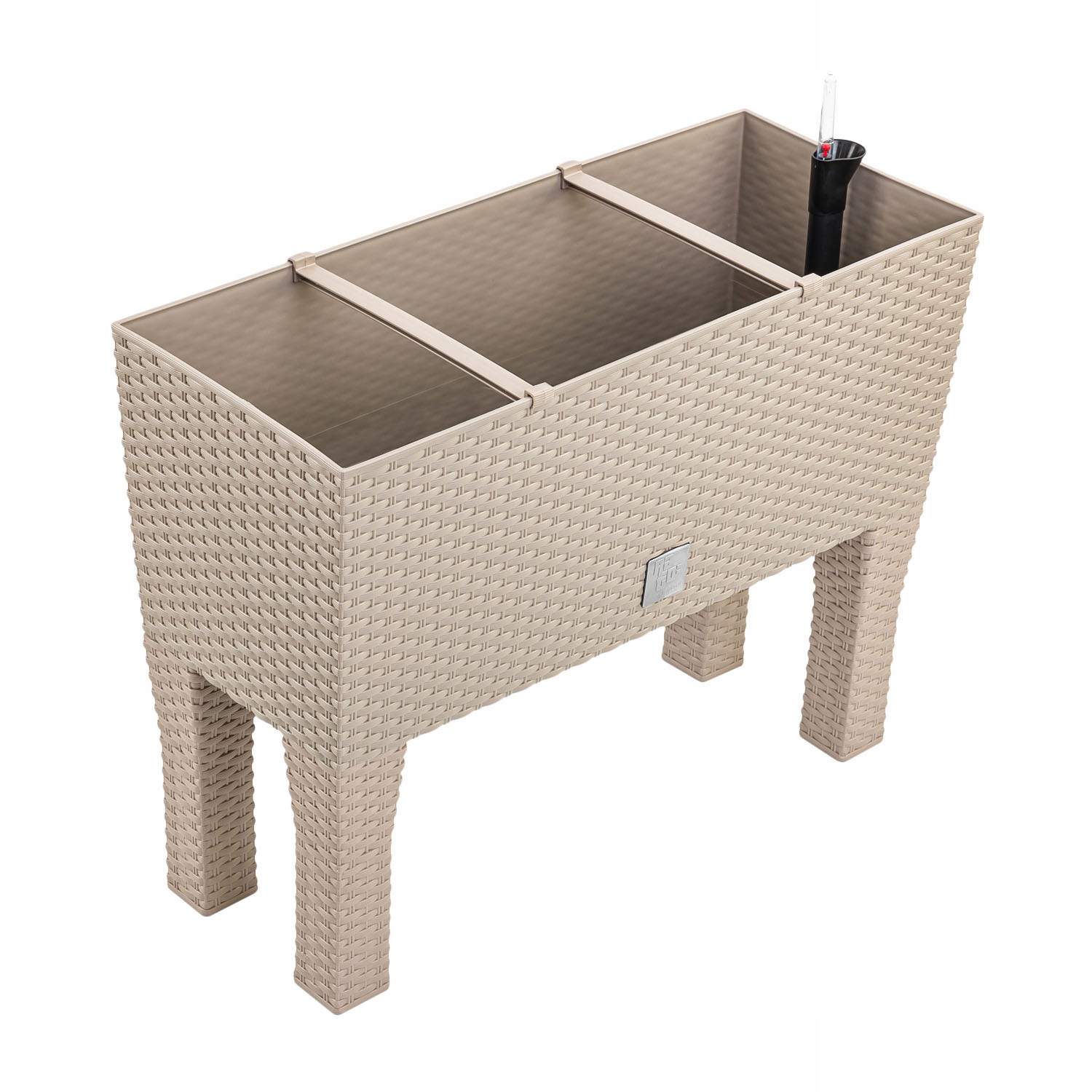 Kvetináč Prosperplast 60 cm x 25 x 46 cm plastový odtieň hnedej a béžovej