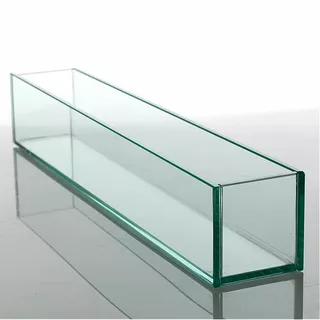 Kvetináč na terasu - Sklenená skriňa Lantern Glass 70x15x15 cm