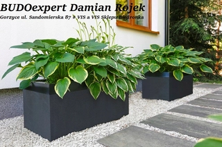 Obrubník palisáda - Betónové záhradné kvetináče JADAR 50x100x50 KURIER