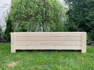 Kvetináč na terasu - Kvetináče, drevené črepníky s vložkou 120 cm