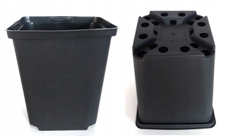Kvetináč na terasu - Výrobné hrnce 11x11 1L P11 C1 POT 500PC