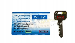 Zámok na dvere -  Trieda Wolf Key W235 trieda C