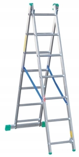 Rebrík - 2-dielny rebrík 3,09m 2x7 DRABEX