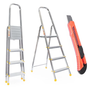 Rebrík -  4 -Degree Alve 150 kg hliníkový domáci rebrík