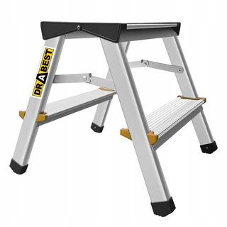 Rebrík - Dvojitý domáci rebrík 2 stupne 150 kg TUV Cert