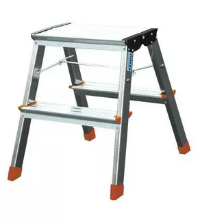 Rebrík - Ladderová platforma Skladacia rebrík Treppy AtEst!