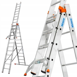 Rebrík -  Hliníkový rebrík 3x12 Krause Monto 9.30m 129703