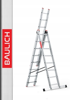 Rebrík -  3x8 hliníkový rebrík pre baulich + schody zadarmo