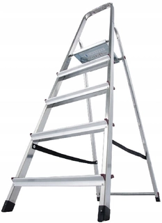 Rebrík -  Hliníkový rebrík 5 stupňov Krause Corda 3M