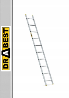 Rebrík -  Hliníkový rebrík 1x10 Pro Drabest+Hook