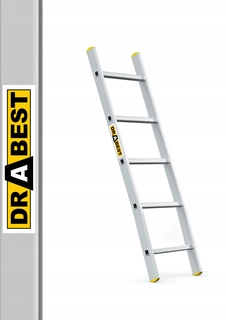 Rebrík -  Hliníkový rebrík 1x5 Pro Drabest +Hook