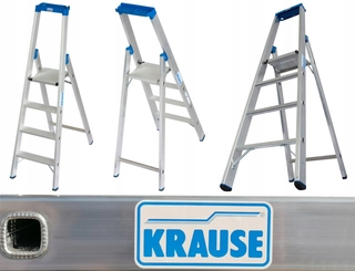 Rebrík - Krause Home Warehouse Ladder (3 stupne+platforma)
