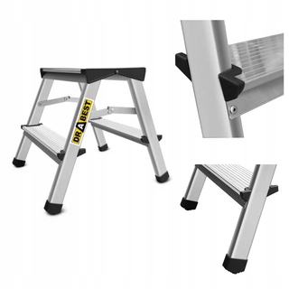Rebrík - Dvojitý 2 -degree domáci rebrík 125 kg stolica