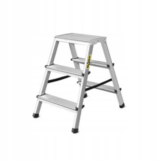 Rebrík - Dvojitá 3 -degree domáci rebrík 125 kg stolica