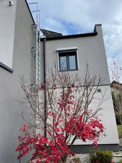 Rebrík -  Evakuačný rebrík na streche. Žiadny kôš 1135 cm 24h
