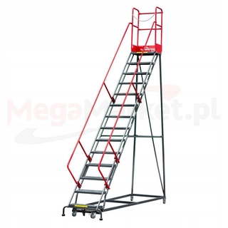 Rebrík - Mega-m 14 stupňov jazdný rebrík