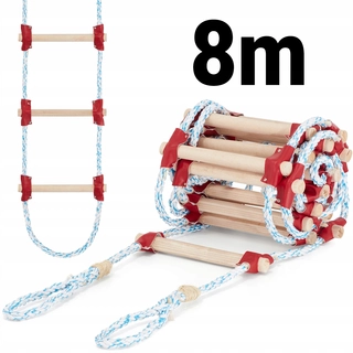Rebrík -  Rebrík lana pre certifikovanú strechu 8 m