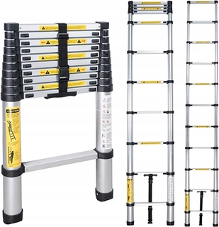 Rebrík -  Teleskopický rebrík 3,2 m hliník do 150 kg