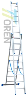 Rebrík -  Hliníkové rebríky rebríky Dabex 3x9 Prof. 4002