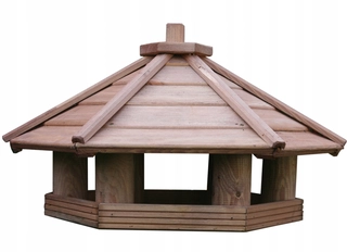 Vtáčia búdka, krmitko, domček - Drevený podávač pre vtáky KO_XXL_P - 70 cm