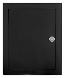 Revízne dvierka - Kovové kontrolné dvere 20x30 čierny hrad EZ
