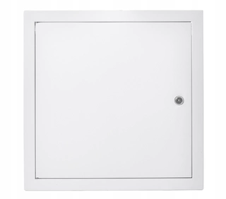 Revízne dvierka - Kovové revízne dvierka 75x75 biely zámok