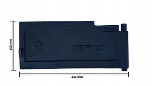 Liatinové dvierka pre DEFRA 442x150 pece a kotlov