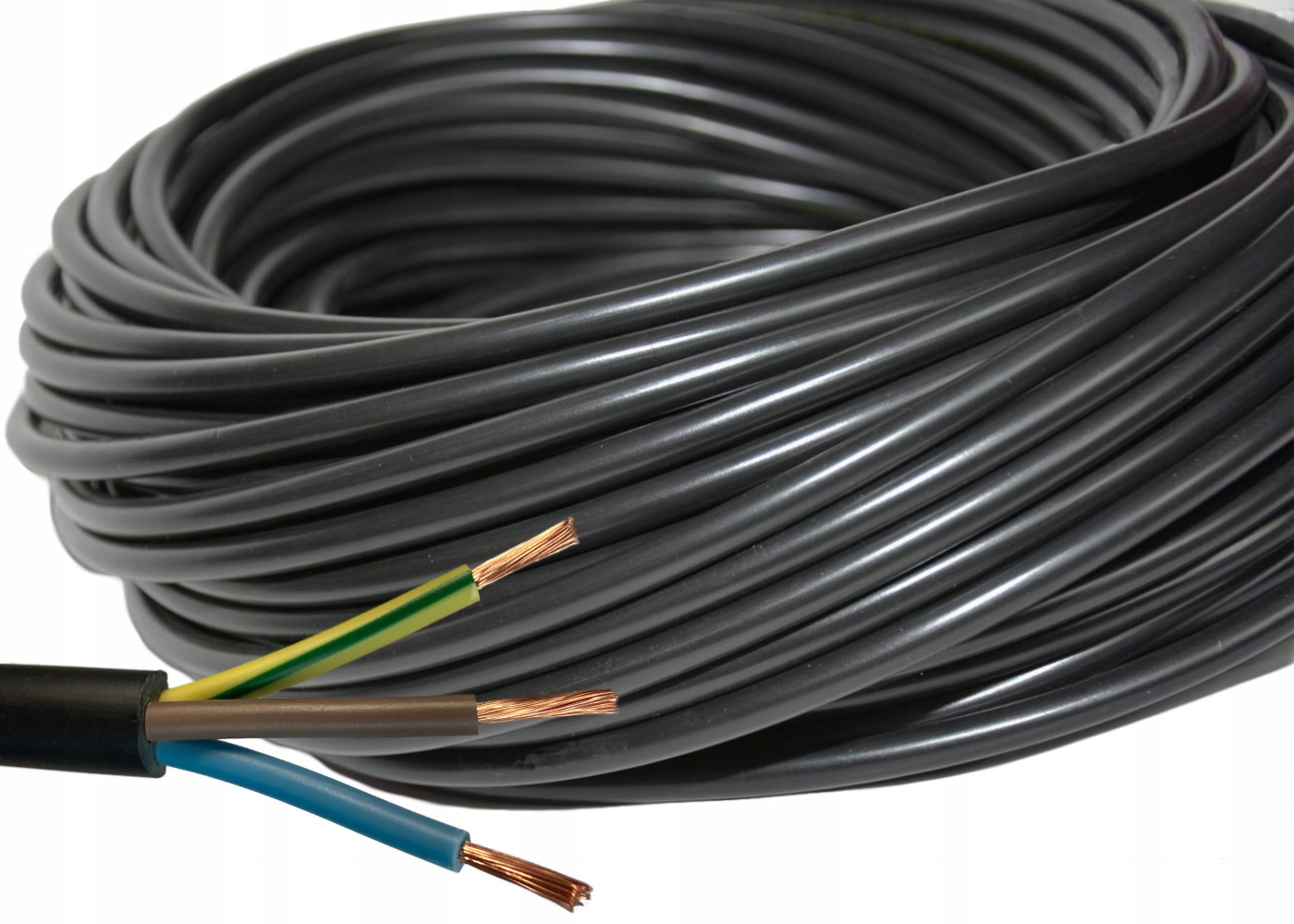 Hilark kruhový elektrický kábel 3 x 2,5 mm² 100 m