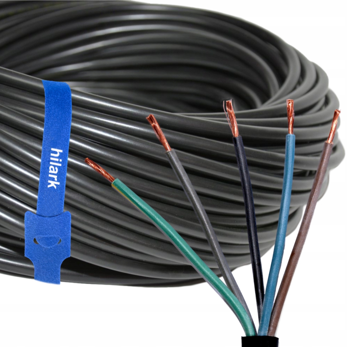 OWY Hilark okrúhly elektrický kábel 5x2,5 mm² 50 m