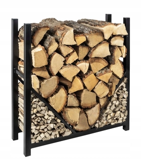 Stojan na drevo - Big Stand-kôš na drevo Quercus, Metal
