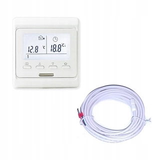 Dva-senzor LCD programovateľný termostat