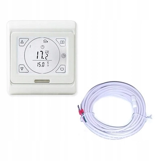 Dve čidlá termostat programovateľný s LCD touch