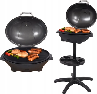 Elektrický záhradný gril - Elektrický gril Lund GRH 67420 2400 W čierny
