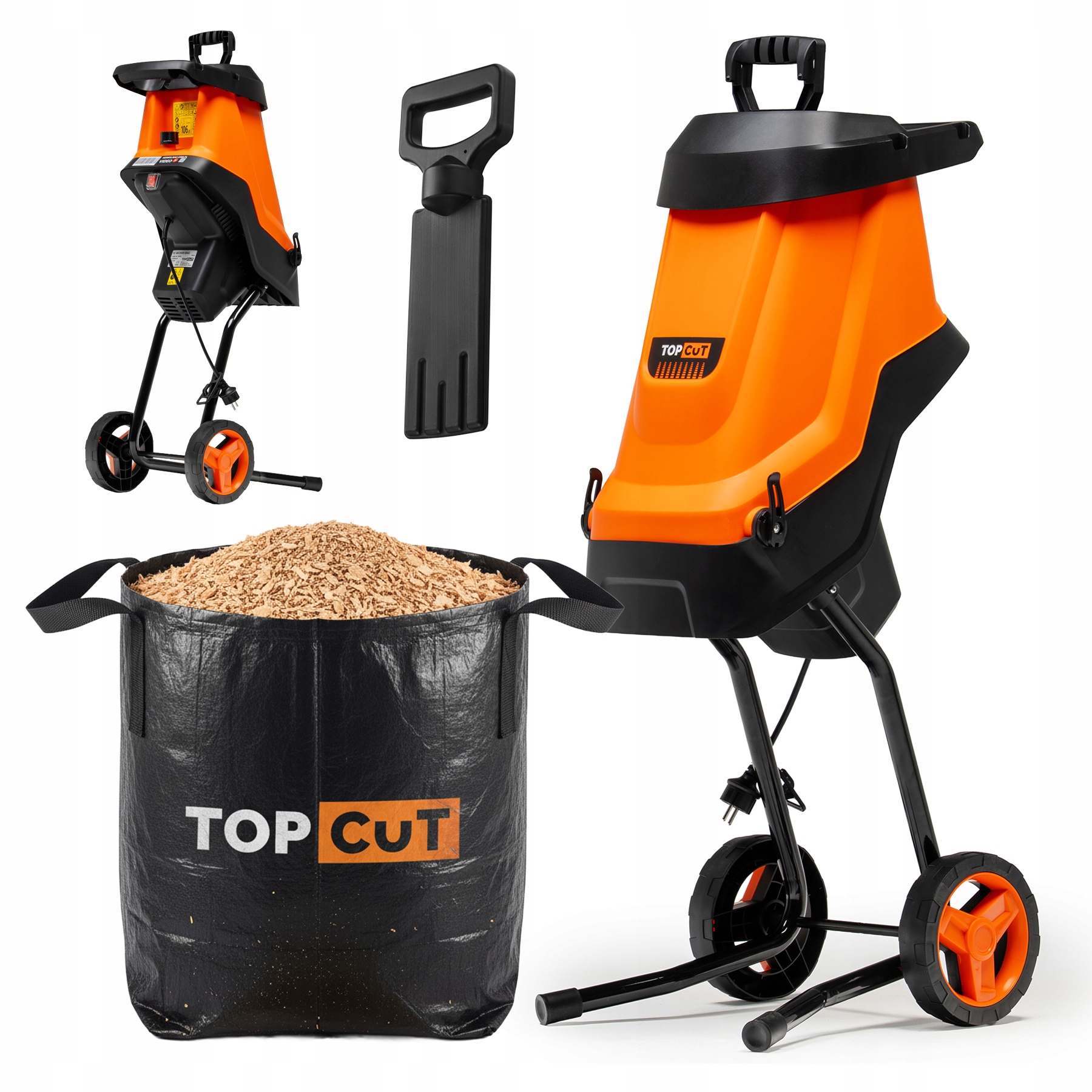 Elektrický drvič konárov Top CUT 2600 W 45 mm 45 l