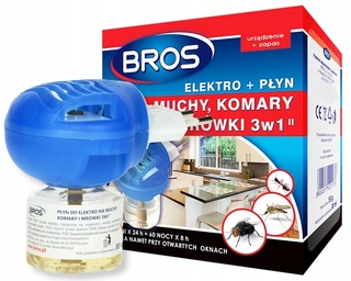 Repelent proti hmyzu - Tekutina proti komárom, mravcom, muchám Bros 0,25 kg 30 ml