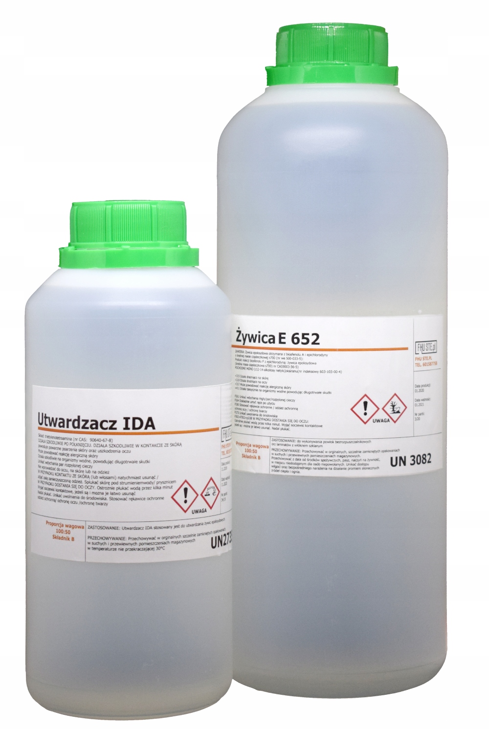 FHUSTE.pl epoxidová živica 0,8 kg bezfarebná