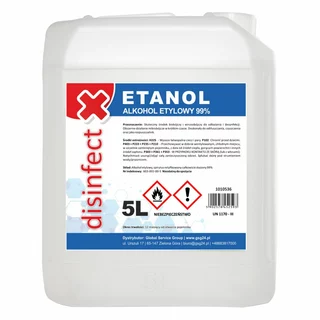 Biokrb - Etanol - etylalkohol kontaminovanej DISINFECT 99% 5l