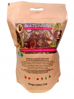 Záhradné hnojivo - Organické, prírodné hnojivo Natureum pôdy 1 kg 1 l