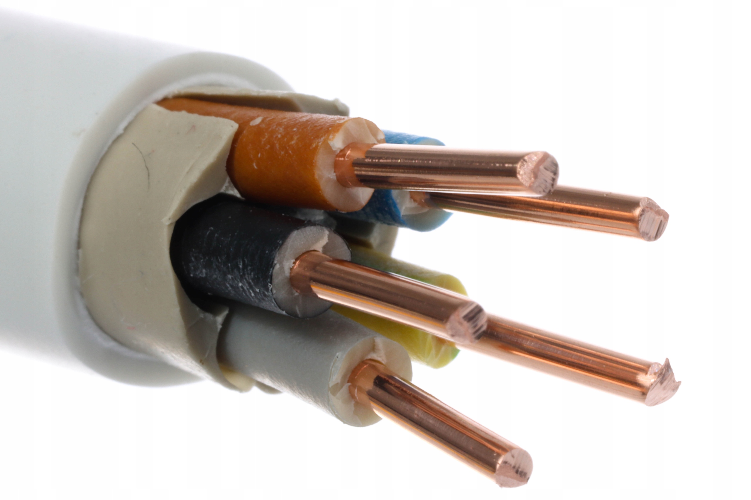 Okrúhly elektroinštalačný kábel YDY Digma 5 x 4 mm2 25 m