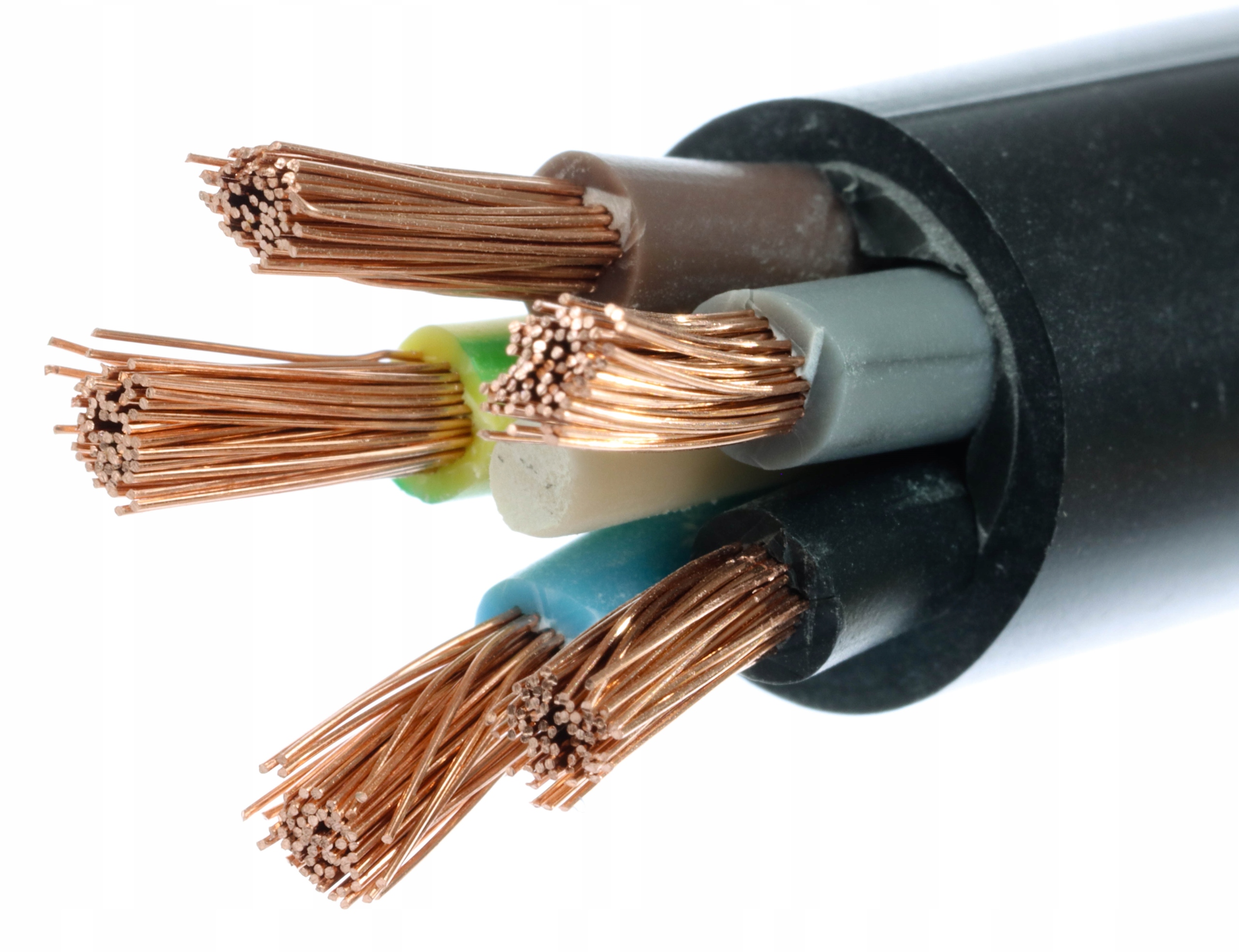 Okrúhly elektrický kábel, flexibilný (lano) OWY Digma 5 x 1,5