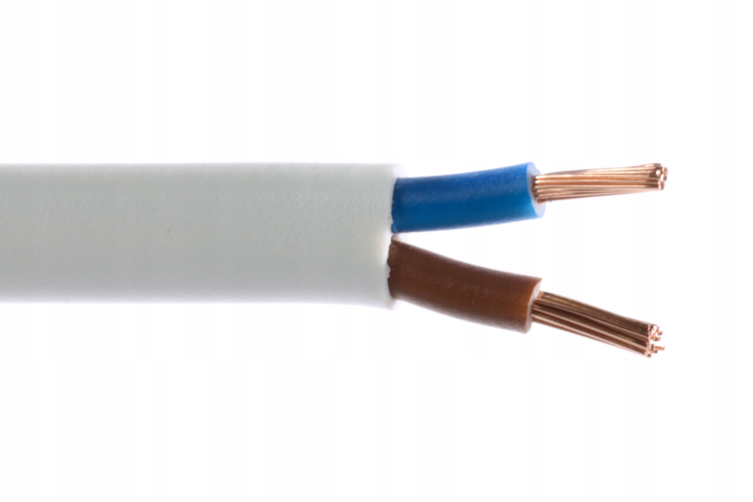 Elektrický kábel plochý, flexibilný (pramenný), inštalácia OMYp Digma 2 x 1.0