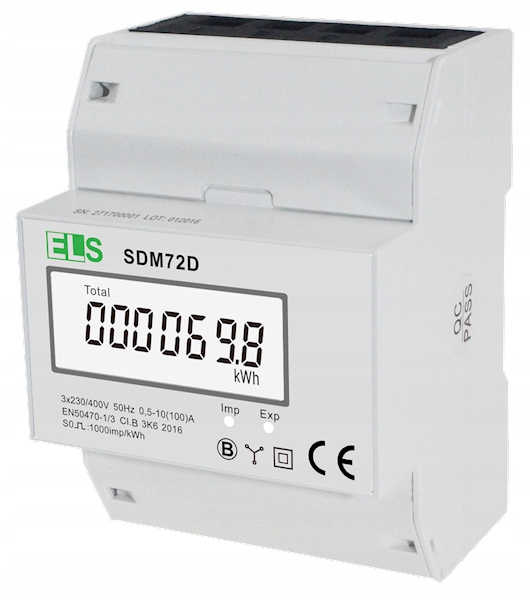 ELS Polska 400 V IP54 100 A počítadlo